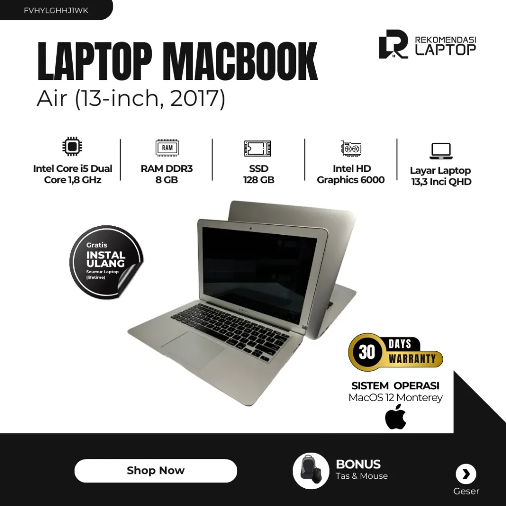 [FVHYP3FZJ1WK] MacBook Air (13-inch, 2017)