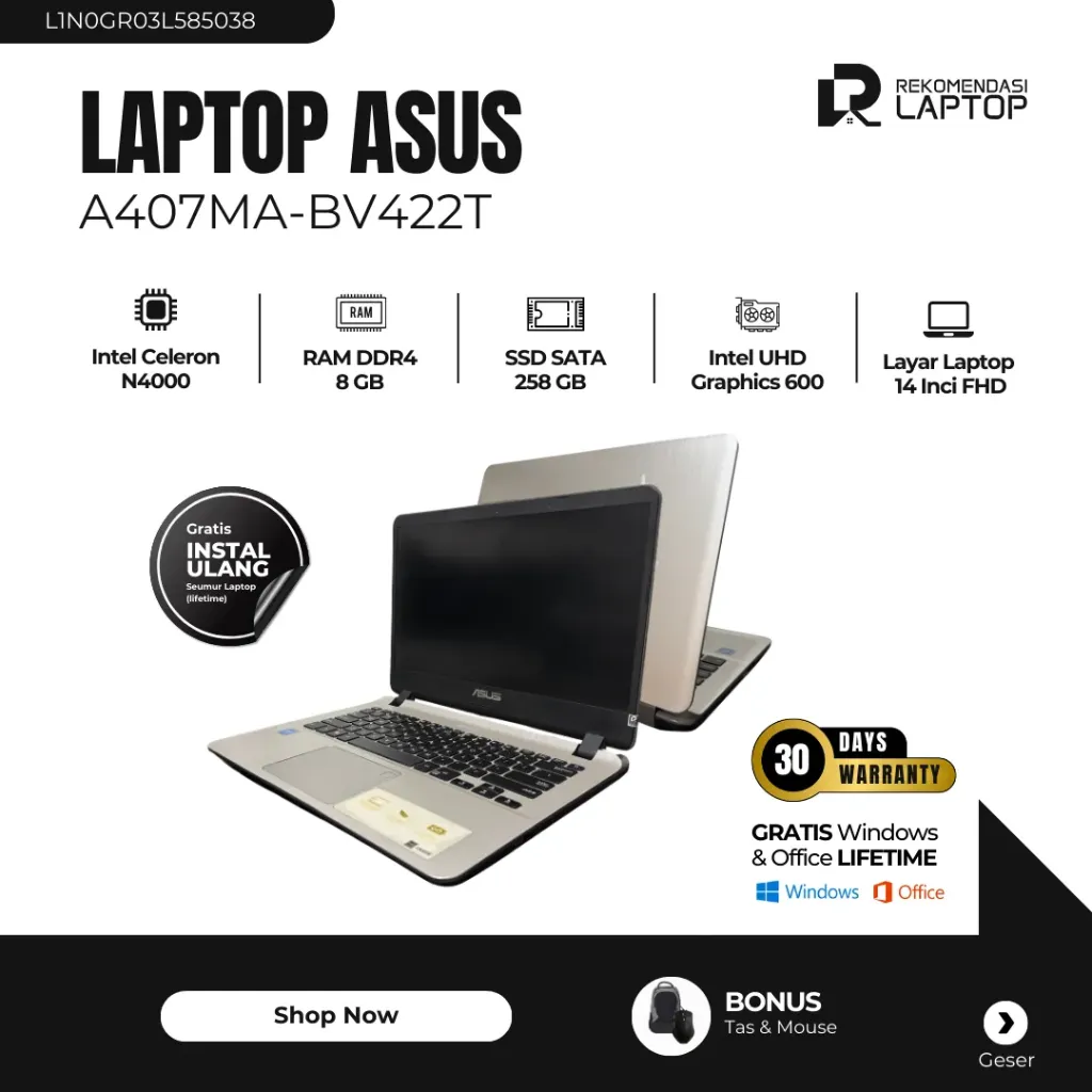 [L1N0GR03L585038] Asus A407MA-BV422T