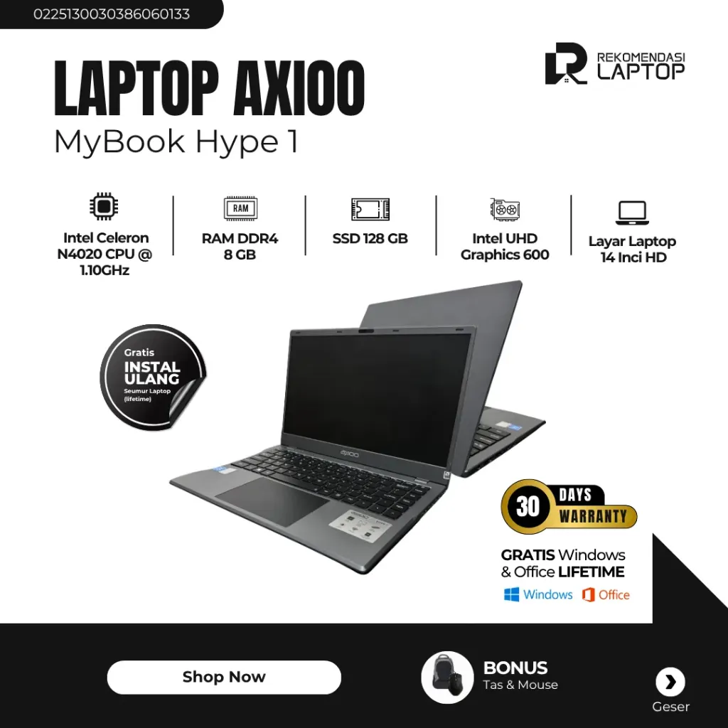 [0225130030386060133] Axioo MyBook Hype 1