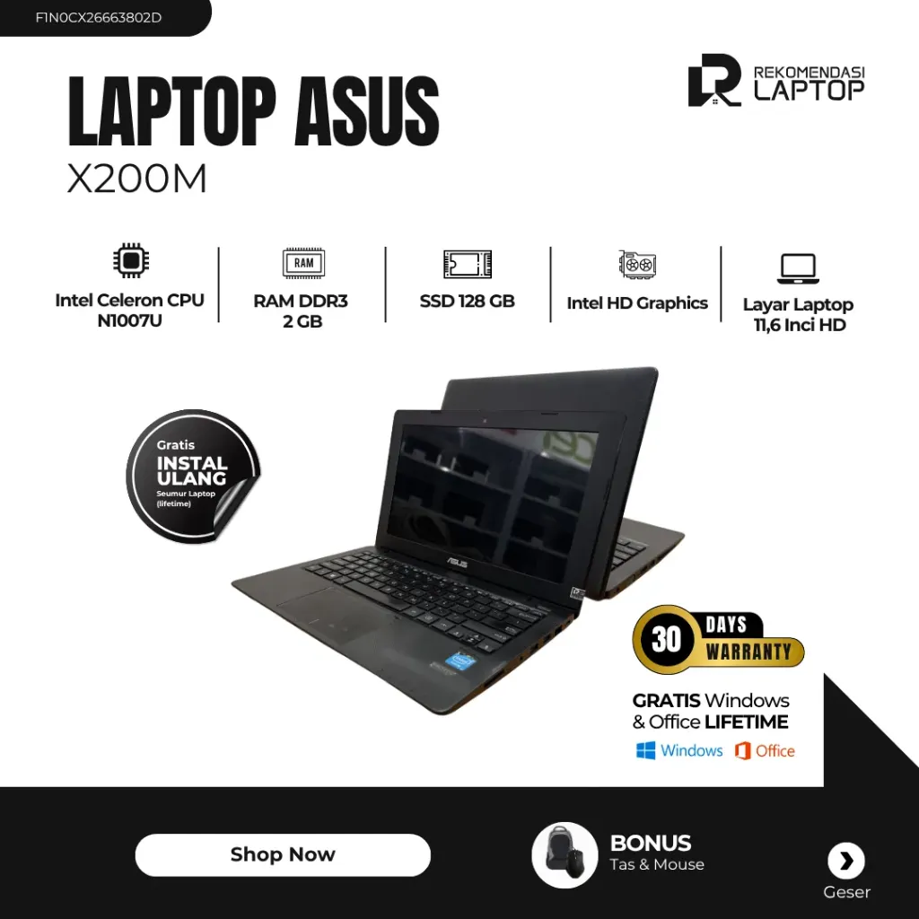 [F1N0CX26663802D] Asus X200M