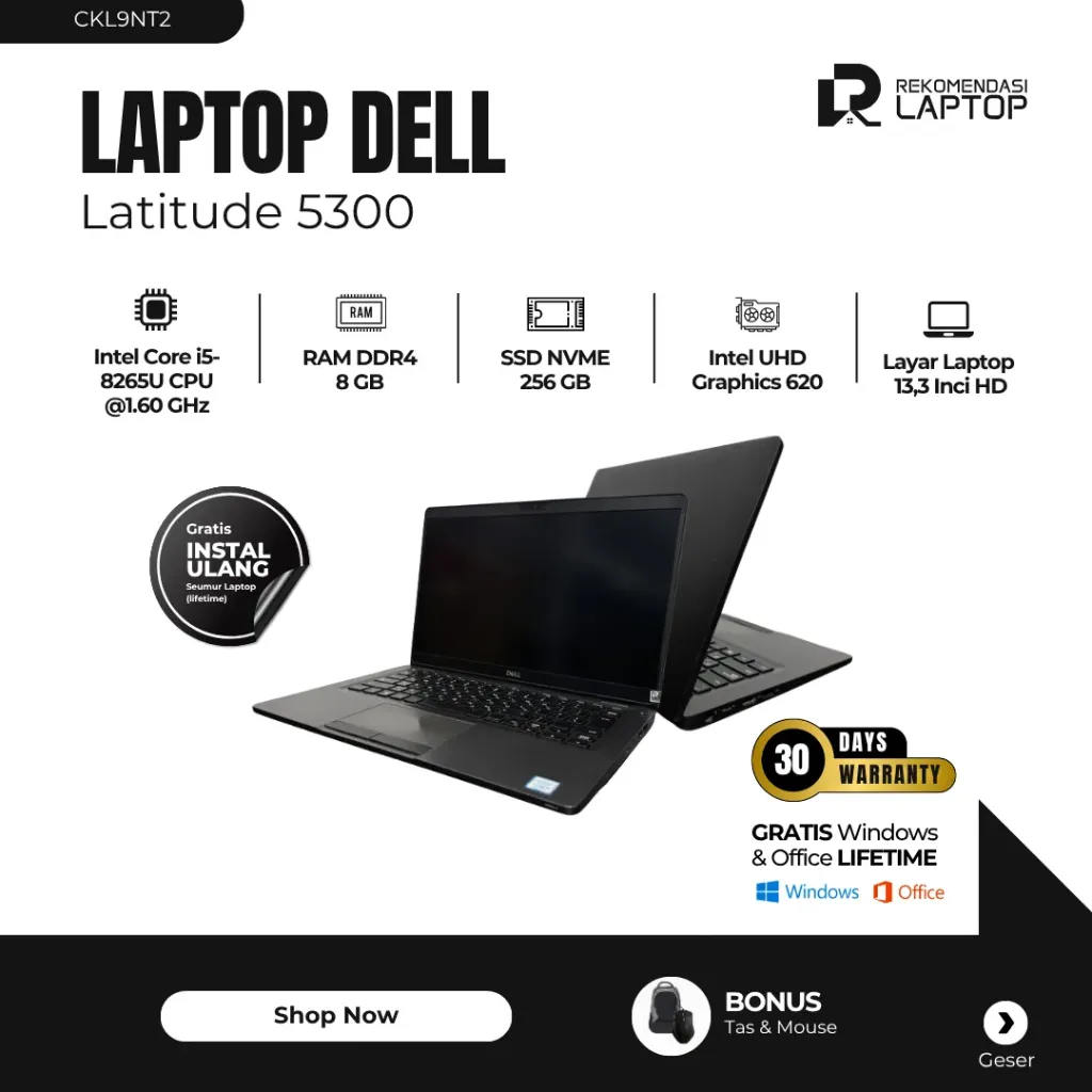 [CKL9NT2] Dell Latitude 5300