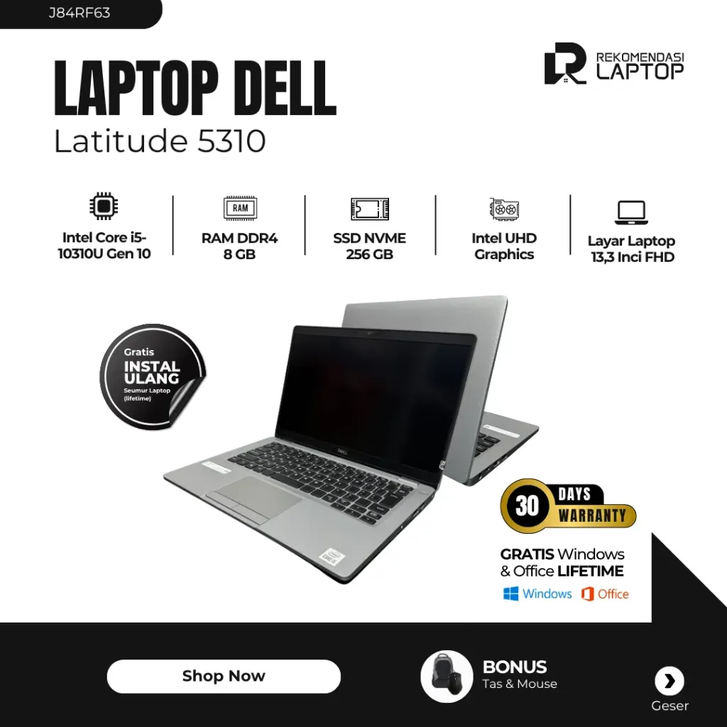 [J84RF63] Dell Latitude 5310