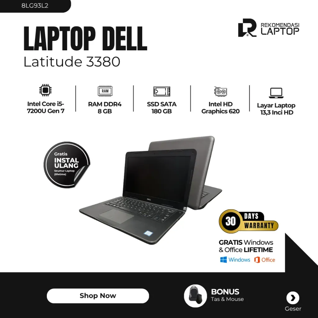 [8LG93L2] Dell Latitude 3380