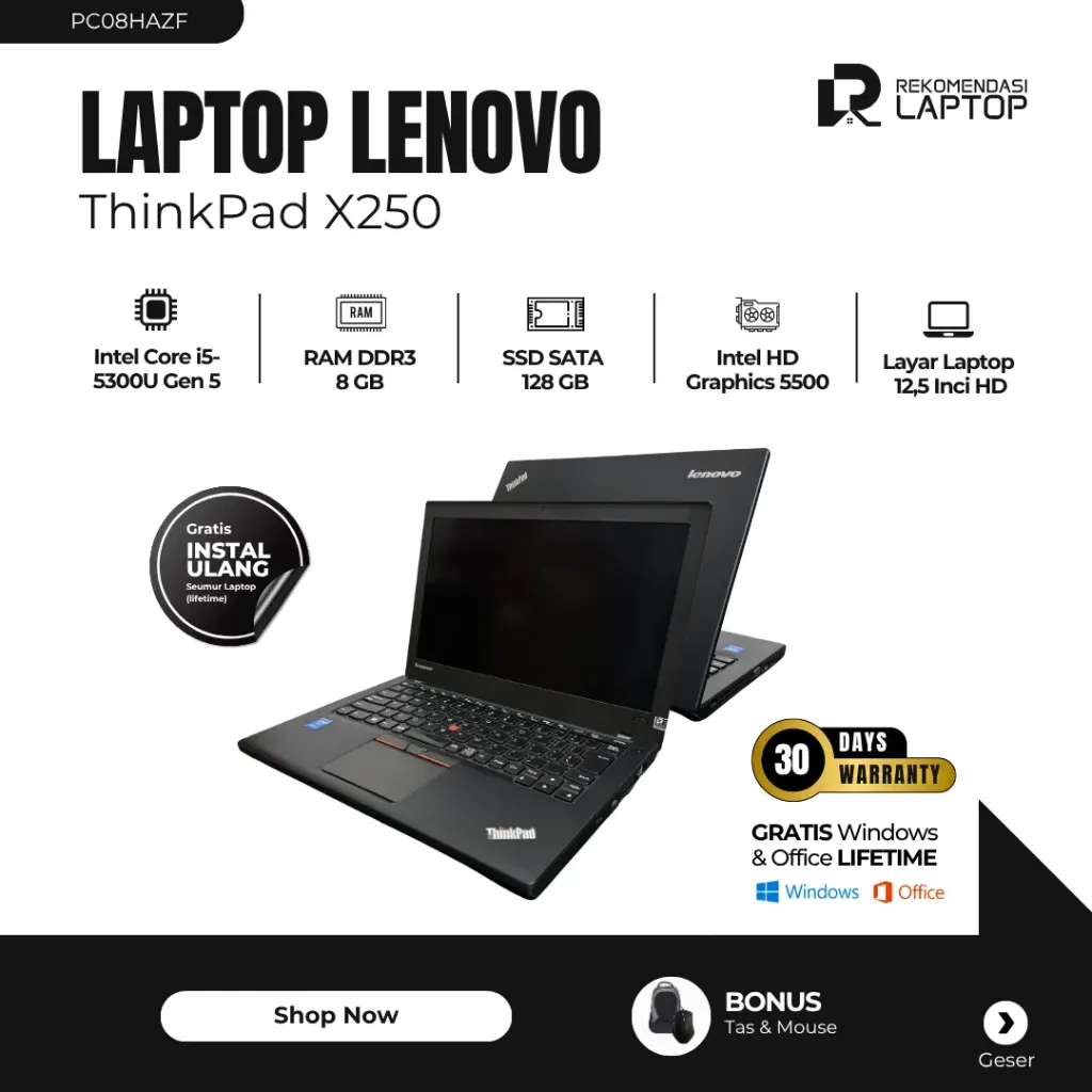 [PC08HAZF] Lenovo ThinkPad X250