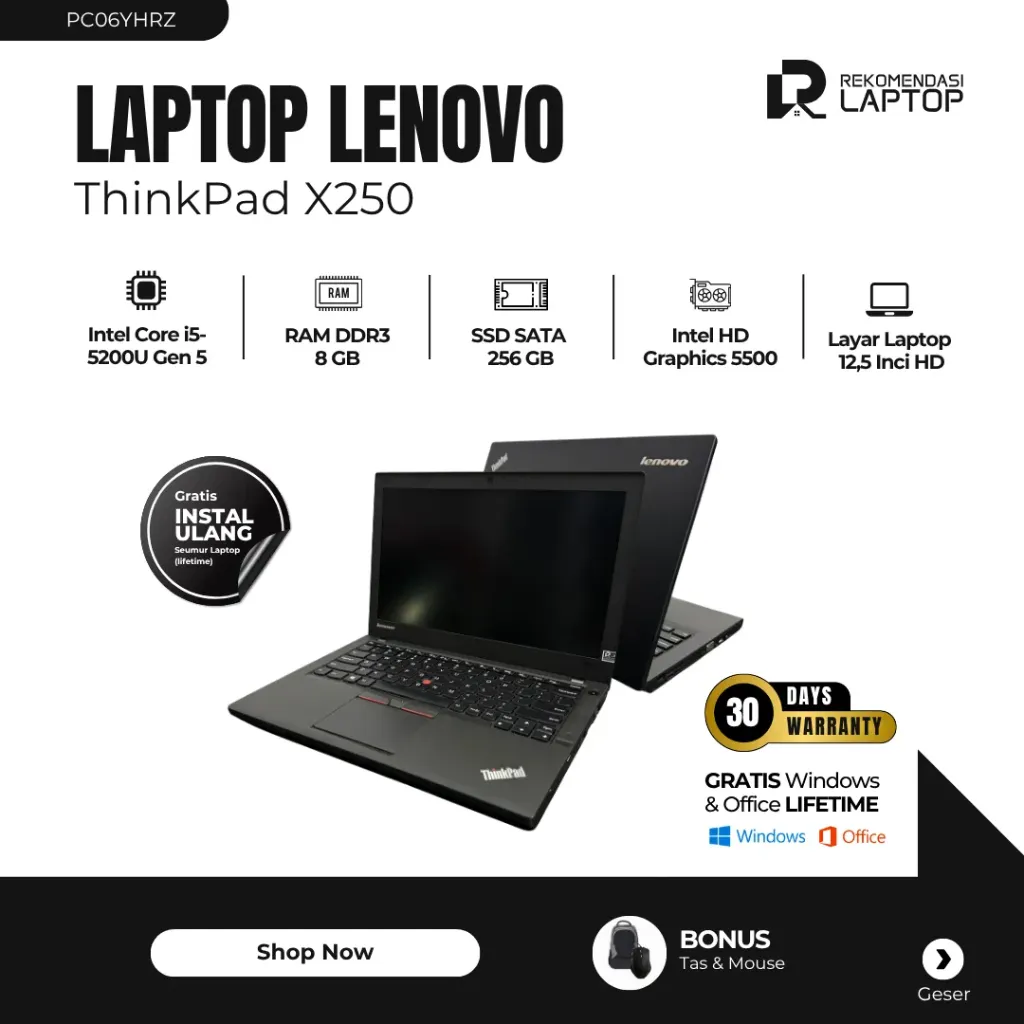 [PC06YHRZ] Lenovo ThinkPad X250