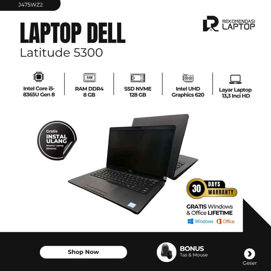 [J475WZ2] Dell Latitude 5300