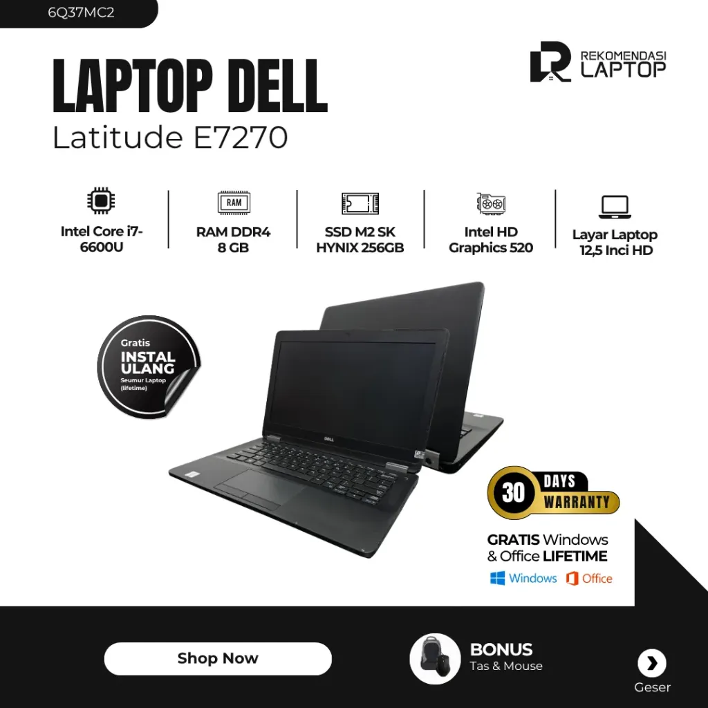 [6Q37MC2] Dell Latitude E7270