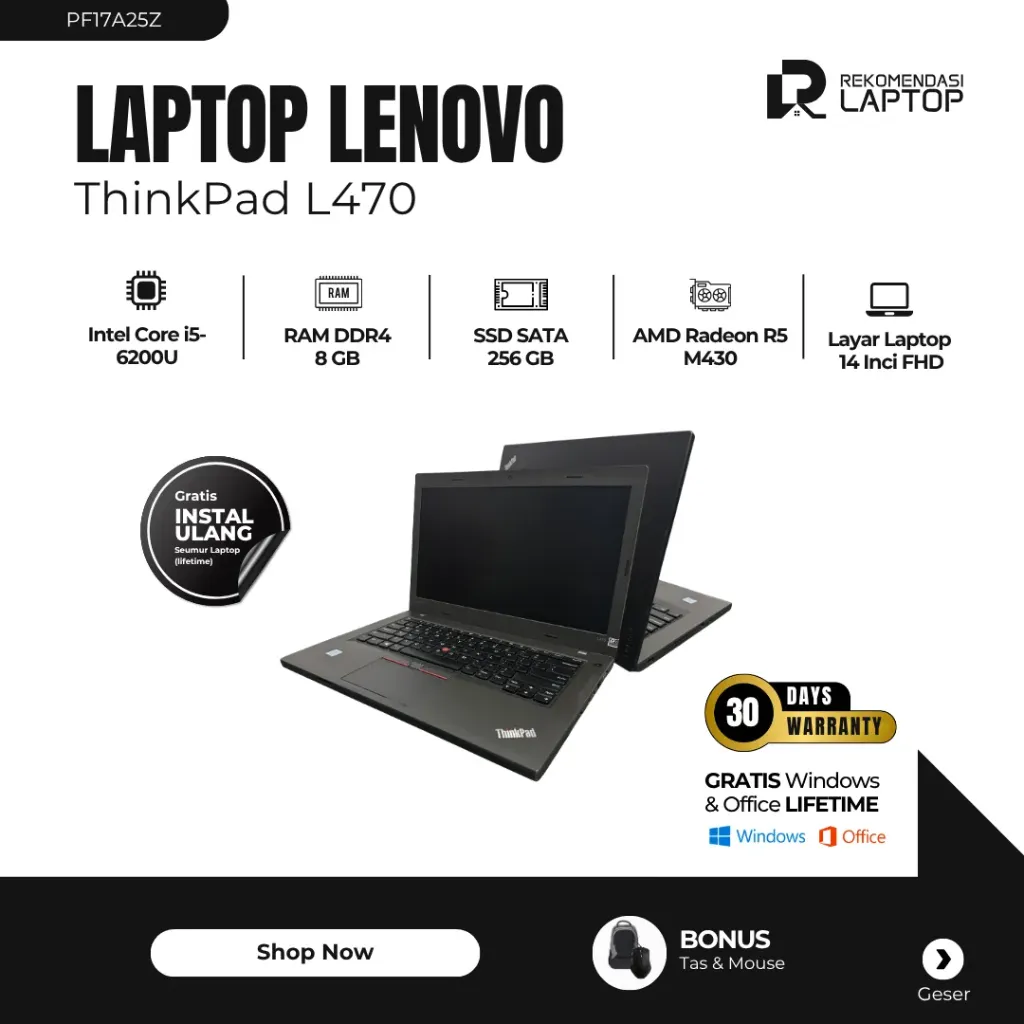 [PF17A25Z] Lenovo ThinkPad L470