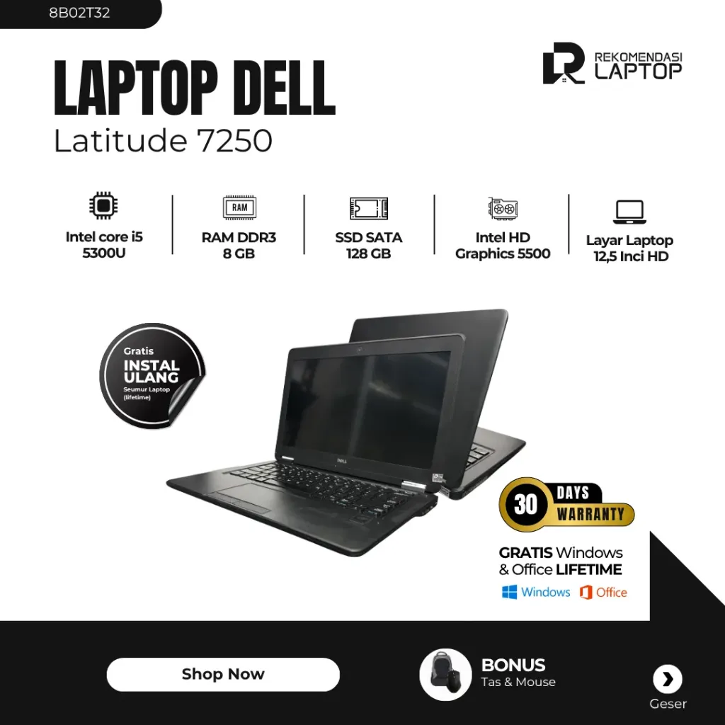 [8B02T32] Dell Latitude 7250