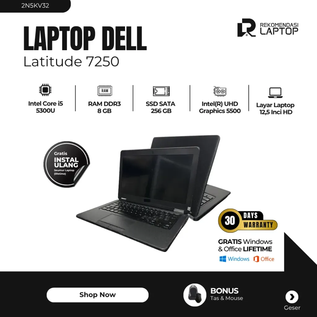 [2N5KV32] Dell Latitude 7250