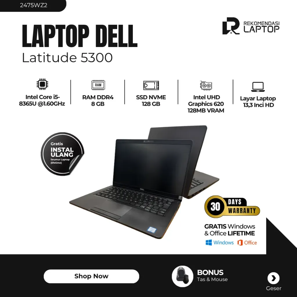 [2475WZ2] Dell Latitude 5300