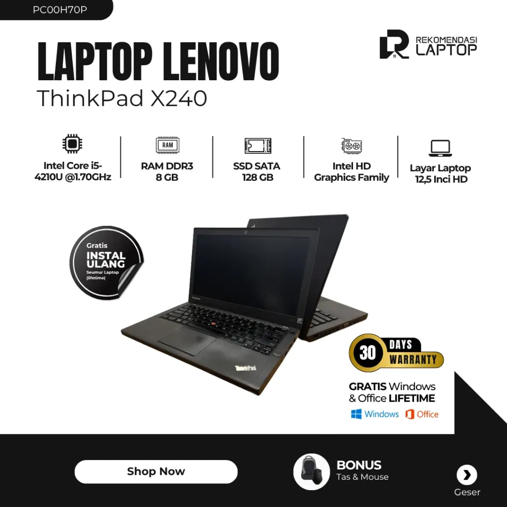 [PC00H70P] Lenovo ThinkPad X240